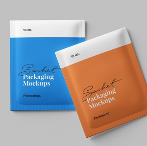 Sachet Packaging Mockups